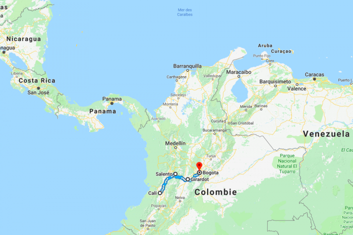 Itinéraires de voyage pour la Colombie