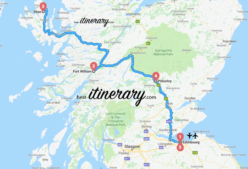 ecosse-itineraire-voyage-2-carte