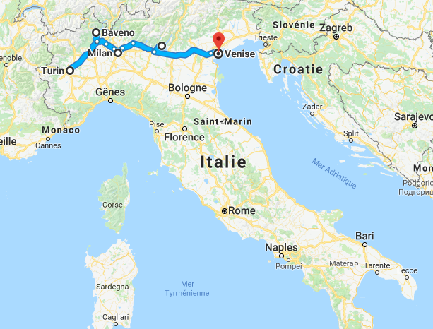 Road trip Italie