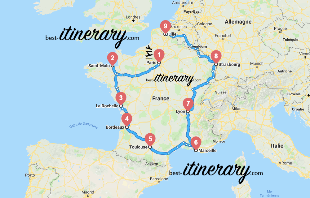 france-itineraire-voyage-2-carte