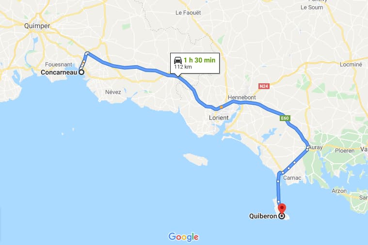 carte-concarneau-quiberon-road-trip-bretagne-sud