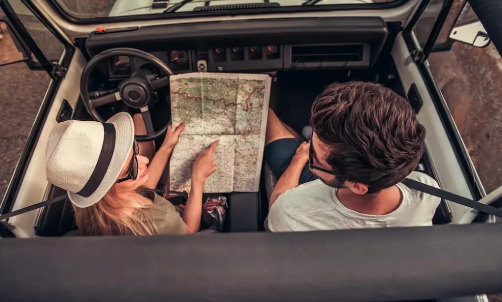 Couple en road trip - Travel planner voyage de noces